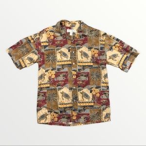 Tori Richard Boeing Button Down Shirt S